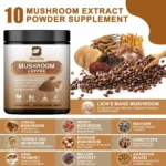 kf-S0d9c9bbfc0aa4526b718b514b45dcf33W-Lion-s-Mane-Mushroom-Coffee-Supplement-with-Reishi-Cordyceps-Turkey-Tail-Energy-Mental-Clarity-Focus-Brain